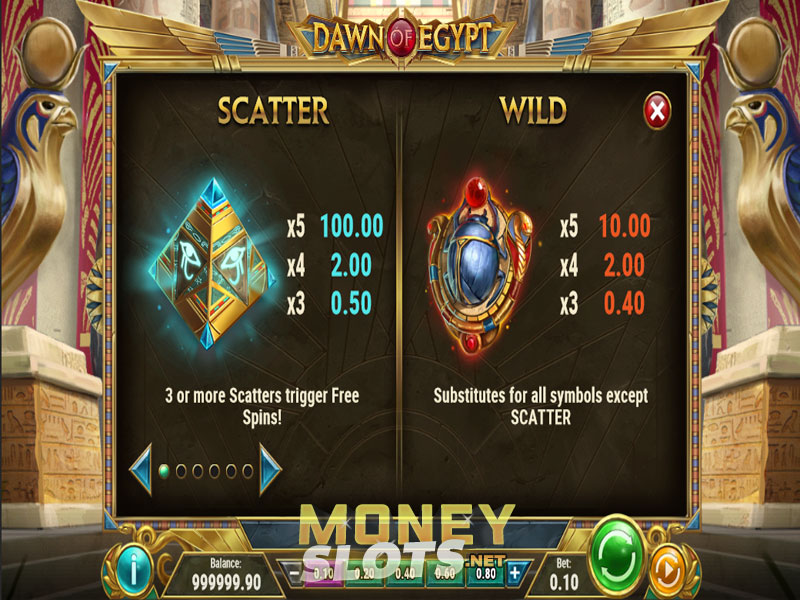 Dawn Of Egypt Slot Machine Dawn Of Egypt Slot Machine